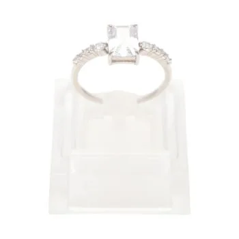 Sparkling Elegance: Sterling Silver Cubic Zirconia Ring for Statement Style