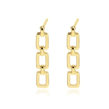 Upgrade Your Style with Luxurious Gold Plated Sterling Silver Stud Earrings
