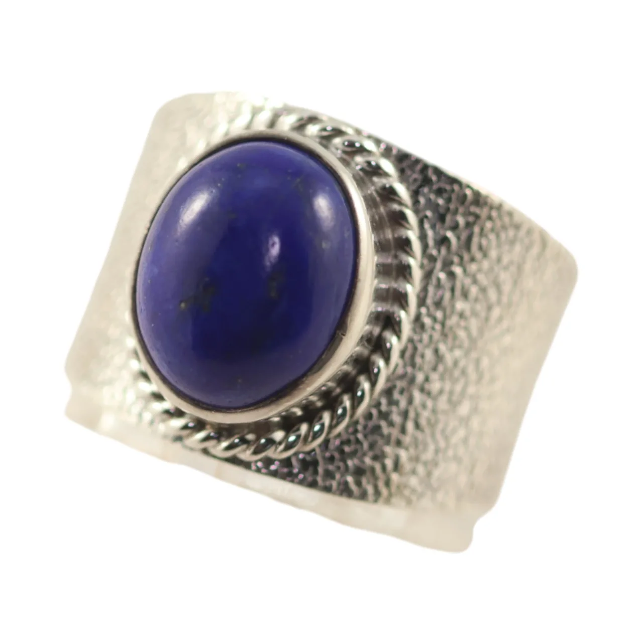 Luxurious Lapis Lazuli: Genuine Sterling Silver Ring for Effortless Elegance | Shop Now!