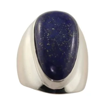 Natural Lapis Lazuli Stone Ring - A Stunning Addition to Your Jewelry Collection!