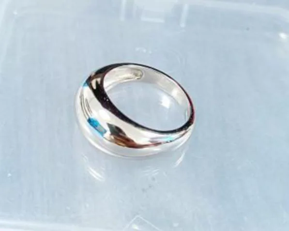 Elegant Sterling Silver Ring for Women - Classic Polished Band | 925 Silver Jewelry Gift